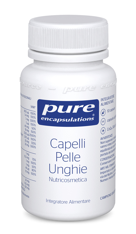 PURE ENCAPSULATIONS CAPELLI PELLE UNGHIE 30 CAPSULE - Luckyfarma.it