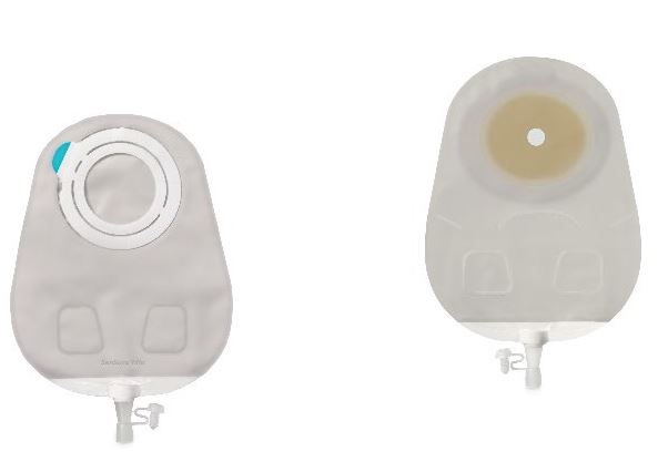 SENSURA MIO FLEX SISTEMA 2 PEZZI CON AGGANCIO ADESIVO SACCA MULTICHAMBER PER UROSTOMIA TRASPARENTE 50MM DA 550 ML 30 PEZZI - Luckyfarma.it