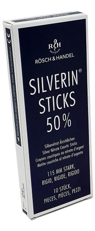 SILVERIN STICKS 50% MATITA CAUSTICA AL NITRATO D'ARGENTO RIGIDO 115MM - Luckyfarma.it