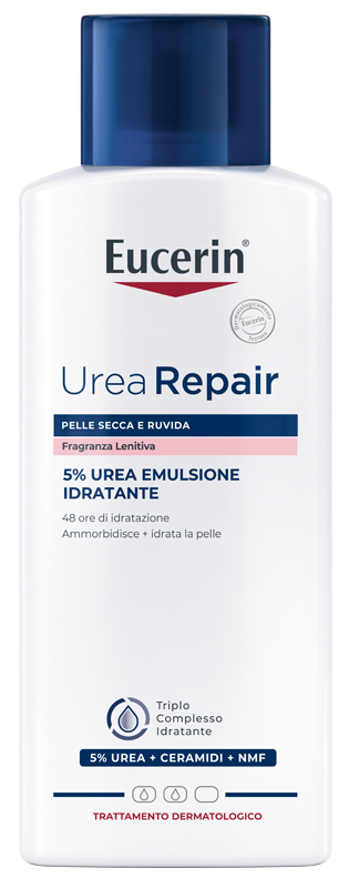 EUCERIN UREAREPAIR PLUS 5% UREA EMULSIONE IDRATANTE 250 ML - Luckyfarma.it