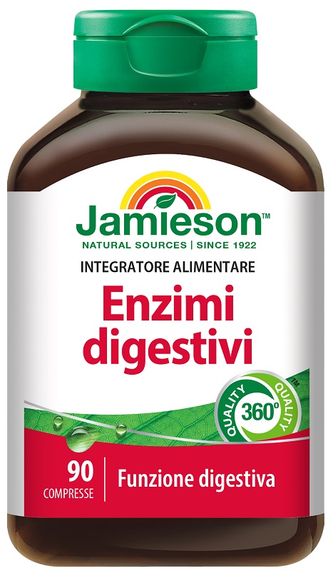 JAMIESON ENZIMI DIGESTIVI 90 COMPRESSE - Luckyfarma.it