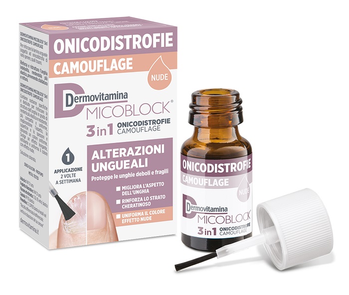 DERMOVITAMINA MICOBLOCK 3 IN 1 ONICODISTROFIE CAMOUFLAGE 8 ML - Luckyfarma.it