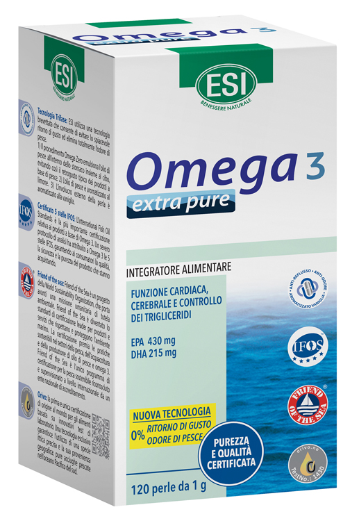 ESI OMEGA 3 EXTRA PURE 120 PERLE - Luckyfarma.it