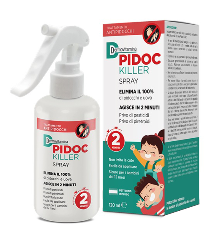 DERMOVITAMINA PIDOC KILLER SPRAY 120 ML - Luckyfarma.it