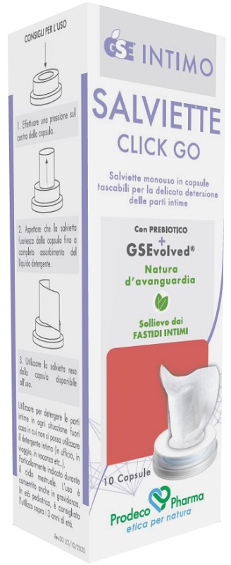 GSE INTIMO SALVIETTE CLICK GO 10 PEZZI - Luckyfarma.it