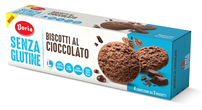 DORIA BISCOTTI CIOCCOLATO 4X37,5 G - Luckyfarma.it