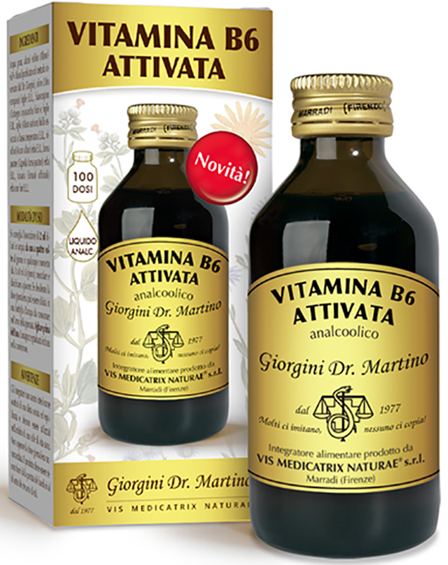 VITAMINA B6 ATTIVATA LIQUIDA 100 ML - Luckyfarma.it