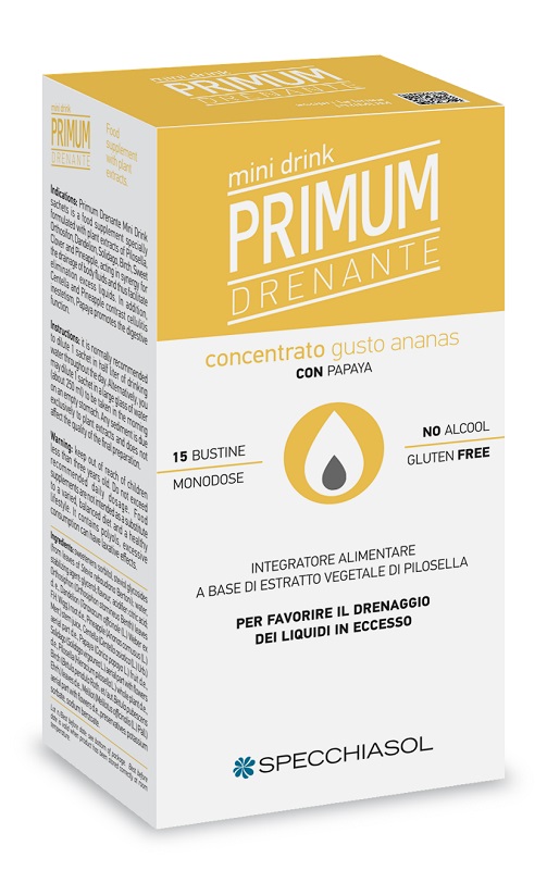 PRIMUM DRENANTE MINIDRINK ANANAS 15 STICK DA 10 ML - Luckyfarma.it