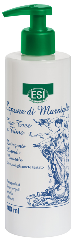 ESI SAPONE MARSIGLIA TEA TREE E TIMO 400 ML - Luckyfarma.it