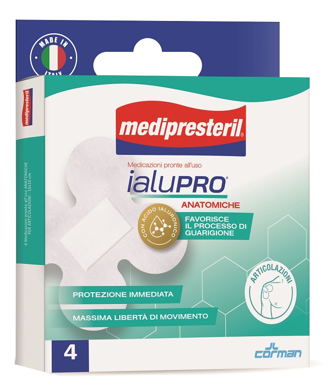 MEDIPRESTERIL IALUPRO ARTICOLAZIONI 10X10 CM 4 PEZZI - Luckyfarma.it