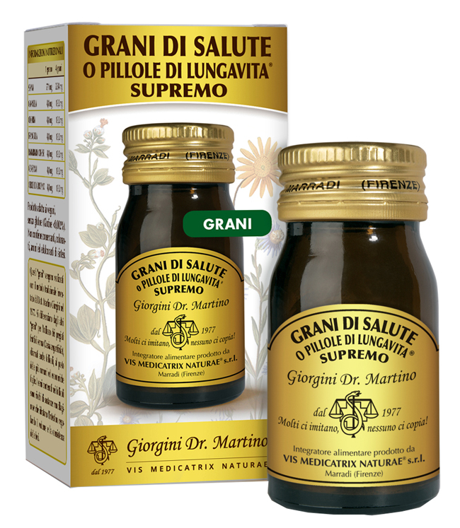 GRANI DI SALUTE O PILLOLE DI LUNGAVITA SUPREMO 30 G - Luckyfarma.it