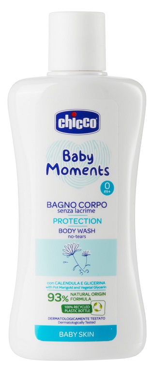 CHICCO BABY MOMENTS BAGNO CORPO SENZA LACRIME PROTECTION 200 ML - Luckyfarma.it