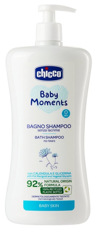 CHICCO BABY MOMENTS BAGNO SHAMPOO DELICATE 750 ML - Luckyfarma.it