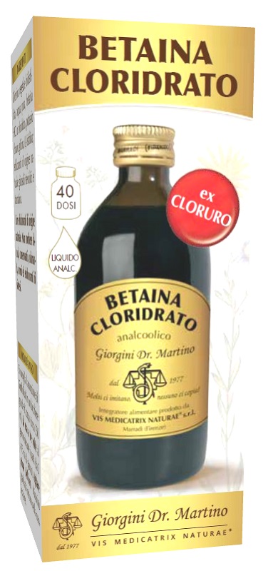 BETAINA CLORIDRATO LIQUIDO ANALCOLICO 200 ML - Luckyfarma.it