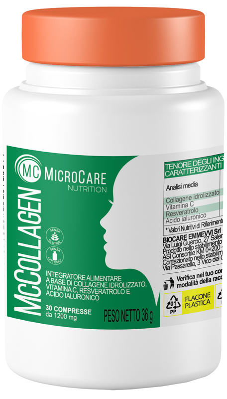 MICROCARE NUTRITION MC COLLAGEN 30 COMPRESSE DA 1200 MG - Luckyfarma.it