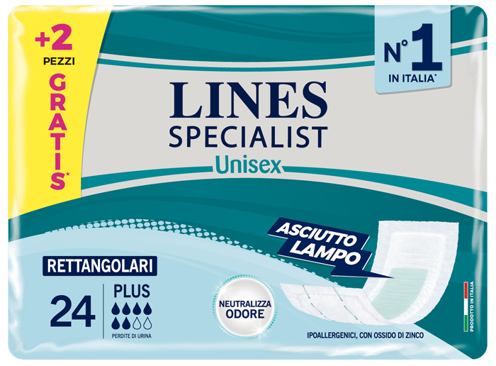 LINES SPECIALIST RETTANGOLARE 22+2 PEZZI - Luckyfarma.it