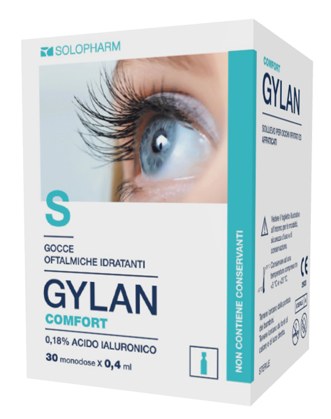 GYLAN COMFORT GOCCE OFTALMICHE 30 TUBETTI MONOUSO DA 0,4 ML - Luckyfarma.it