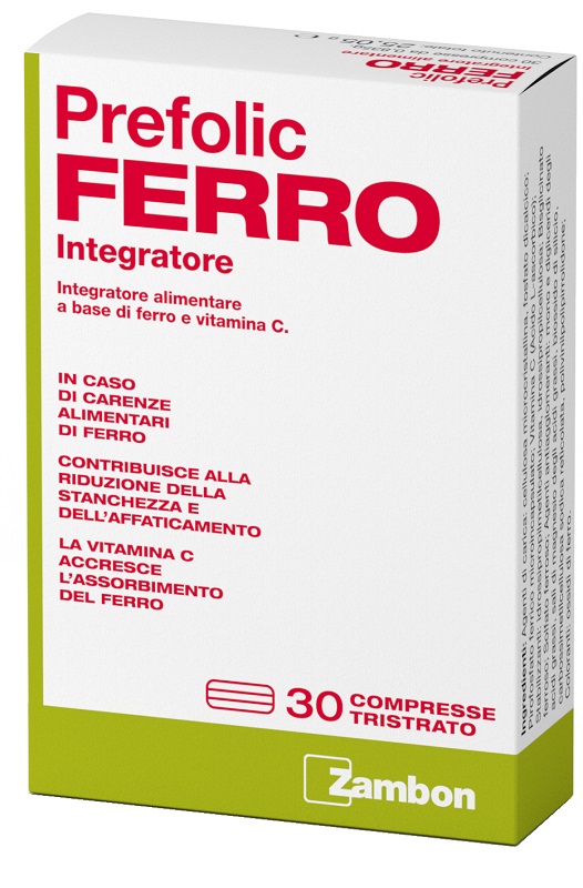 PREFOLIC FERRO 30 COMPRESSE - Luckyfarma.it