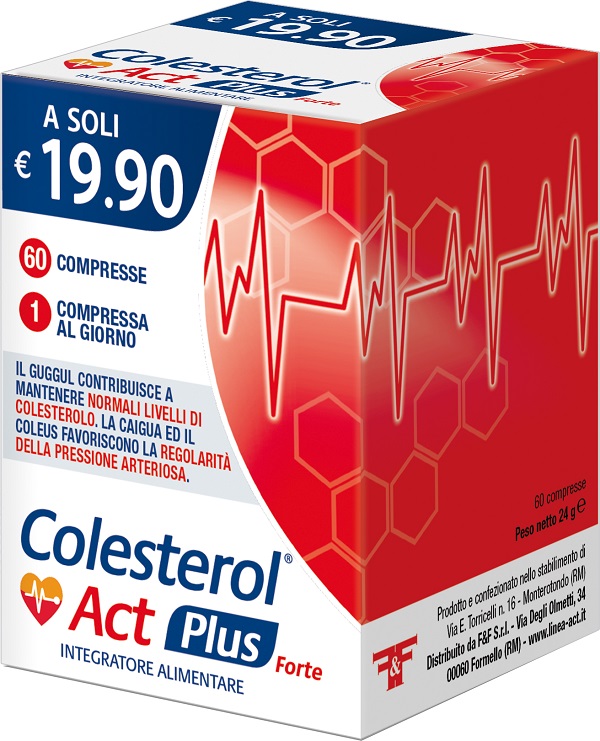 COLESTEROL ACT PLUS FORTE 60 COMPRESSE - Luckyfarma.it