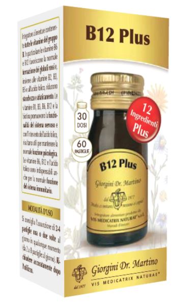 B12 PLUS 60 PASTIGLIE - Luckyfarma.it