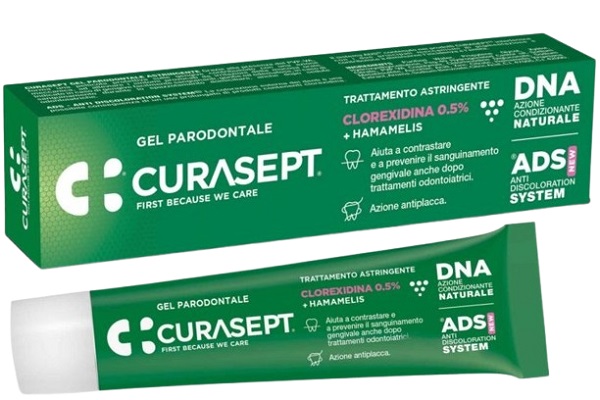 CURASEPT GEL PARODONTALE ADS DNA TRATTAMENTO ASTRINGENTE 30 ML - Luckyfarma.it