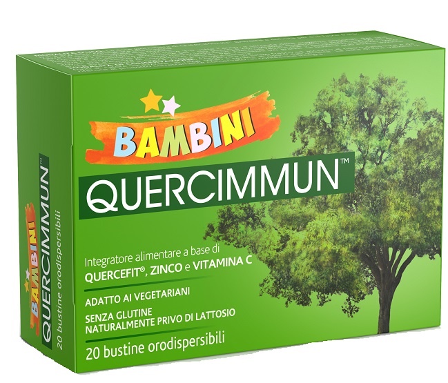 QUERCIMMUN BAMBINI 20 BUSTINE OROSOLUBILI - Luckyfarma.it