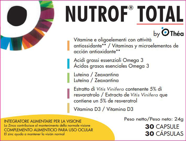 NUTROF TOTAL 30 CAPSULE - Luckyfarma.it