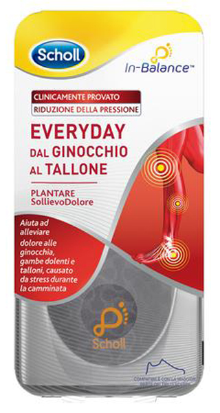 PLANTARE SOLLIEVO DOLORE DA GINOCCHIO A TALLONE SCHOLL IN BALANCE EVERYDAY L - Luckyfarma.it