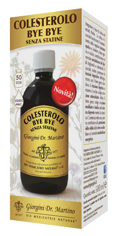 COLESTEROLO BYE BYE SENZA STATINE 500 ML - Luckyfarma.it