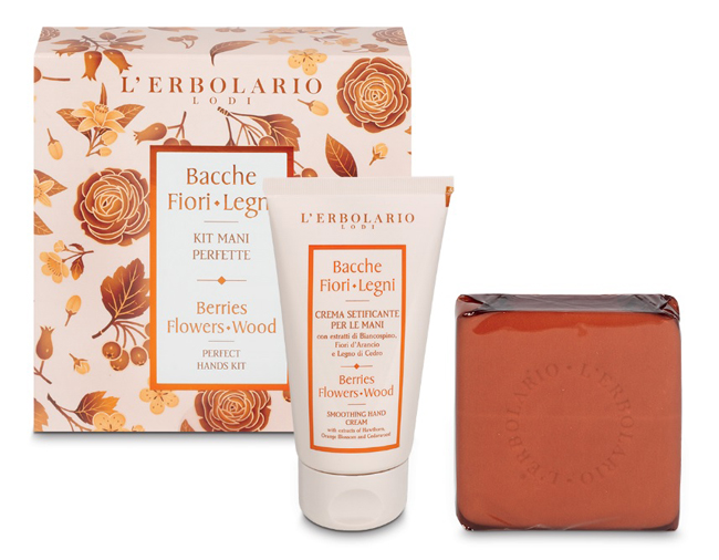 BACCHE FIORI LEGNI KIT MANI PERFETTE SAPONE 100 G + CREMA MANI 75 ML EDIZIONE LIMITATA - Luckyfarma.it