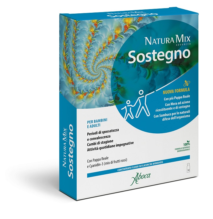 NATURA MIX ADVANCED SOSTEGNO 10 FLACONCINI DA 15 ML - Luckyfarma.it