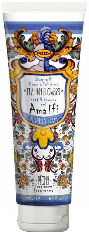 MAIOLICHE BAGNODOCCIA TUBO AMALFI PEONY 250 ML - Luckyfarma.it
