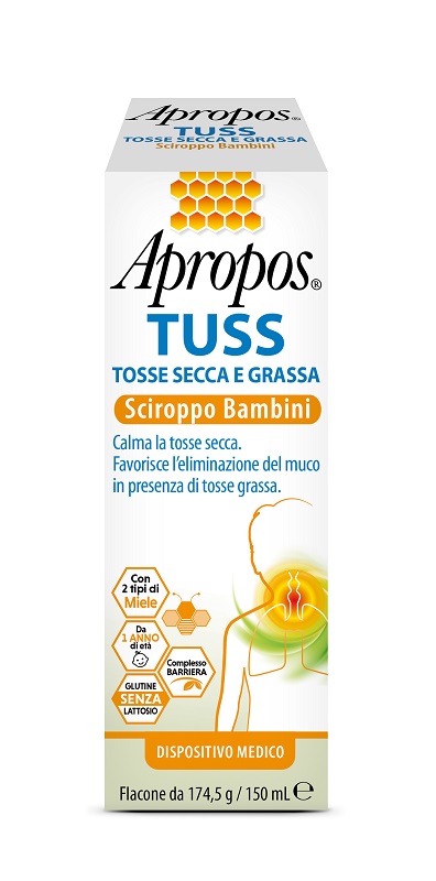 APROPOS TUSS SCIROPPO BAMBINI 150 ML - Luckyfarma.it