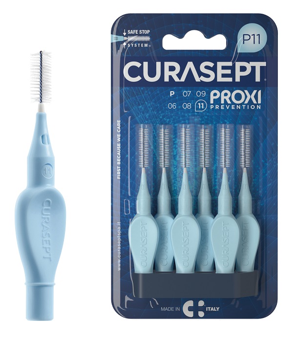 CURASEPT PROXI P11 AZZURRO/LIGHT BLUE 6 PEZZI - Luckyfarma.it
