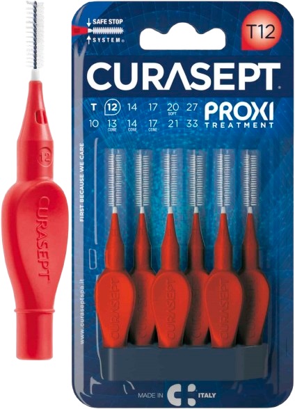 CURASEPT PROXI T12 ROSSO/RED 6 PEZZI - Luckyfarma.it