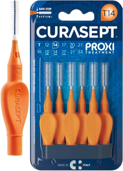 CURASEPT PROXI T14 ARANCIO/ORANGE 6 PEZZI - Luckyfarma.it