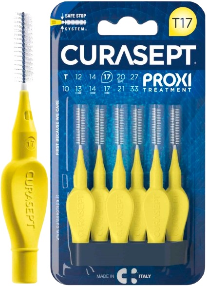 CURASEPT PROXI T17 GIALLO/YELLOW 6 PEZZI - Luckyfarma.it