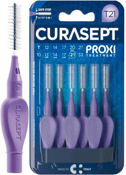 CURASEPT PROXI T21 VIOLA/PURPLE 6 PEZZI - Luckyfarma.it