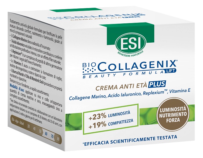 ESI BIOCOLLAGENIX CREMA ANTIETA' PLUS 50 ML - Luckyfarma.it