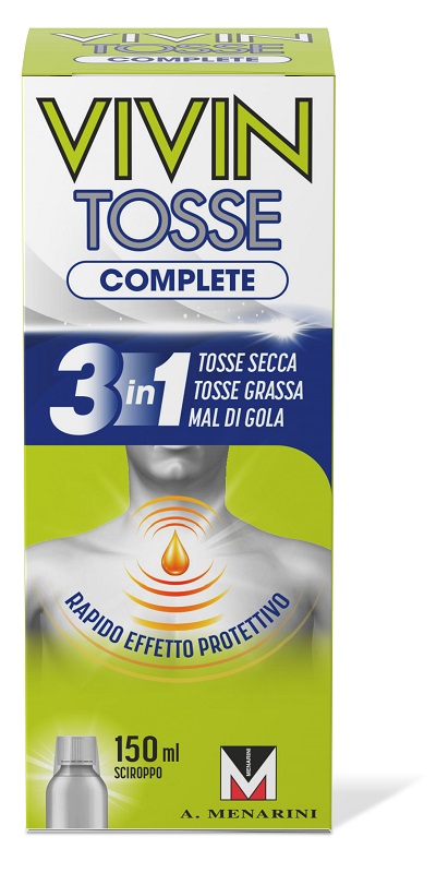 VIVIN TOSSE COMPLETE SCIROPPO PER TOSSE 150 ML - Luckyfarma.it