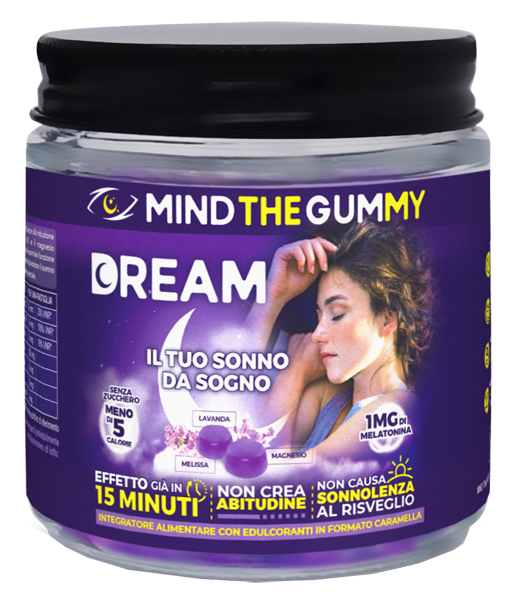 MIND THE GUMMY DREAM 60 PASTIGLIE GOMMOSE GUSTO MIRTILLO SENZA ZUCCHERO - Luckyfarma.it
