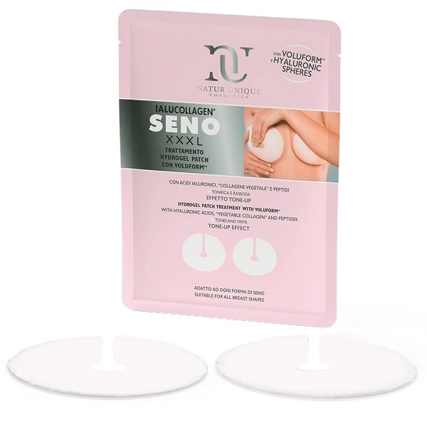 NATUR UNIQUE IALUCOLLAGEN SENO XXXL TRATTAMENTO HYDROGEL PATCH 2 PEZZI - Luckyfarma.it