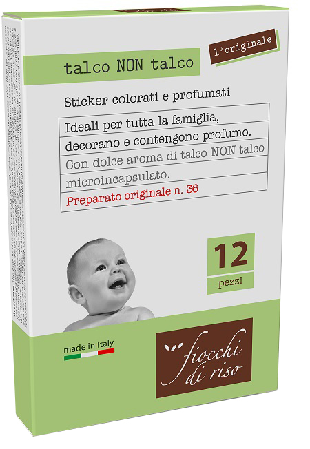 FIOCCHI DI RISO TALCO NON TALCO CEROTTI 12 PEZZI - Luckyfarma.it