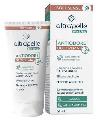 ALTRAPELLE DRY & FEEL DEOCREMA ANTIODORE 24H 50 ML - Luckyfarma.it
