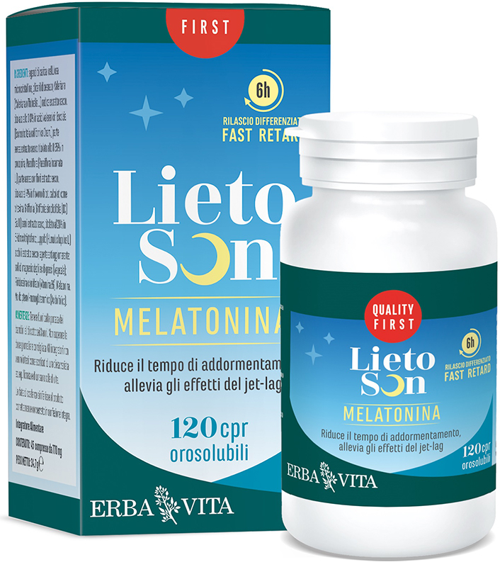 LIETOSON MELATONINA 120 COMPRESSE OROSOLUBILI - Luckyfarma.it