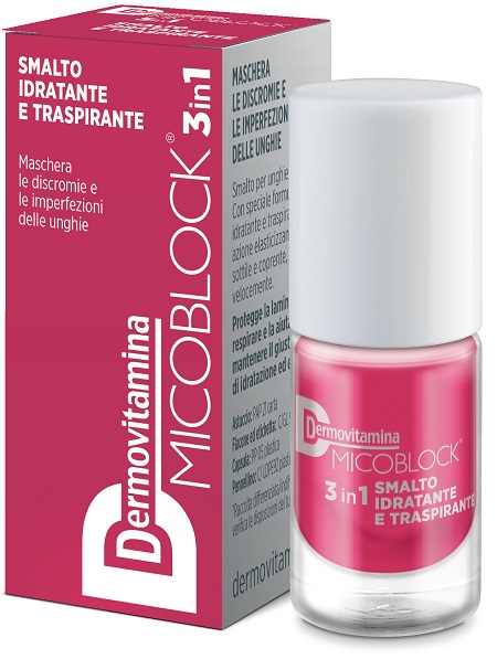 DERMOVITAMINA MICOBLOCK 3IN1 SMALTO IDRATANTE TRASPIRANTE ROSA GERANIO 5 ML - Luckyfarma.it