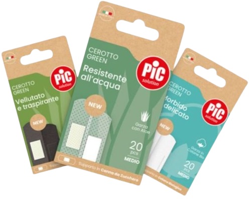 CEROTTO PIC GREEN BAMBU' ALOE STERILE 5X7,5 CM 5 PEZZI - Luckyfarma.it