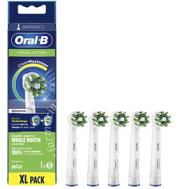 ORALB POWER REFILL EB50 CROSSACTION 5 PEZZI - Luckyfarma.it