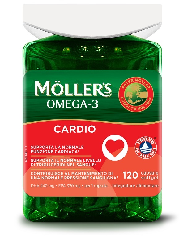 MOLLER'S OMEGA 3 CARDIO 120 CAPSULE - Luckyfarma.it