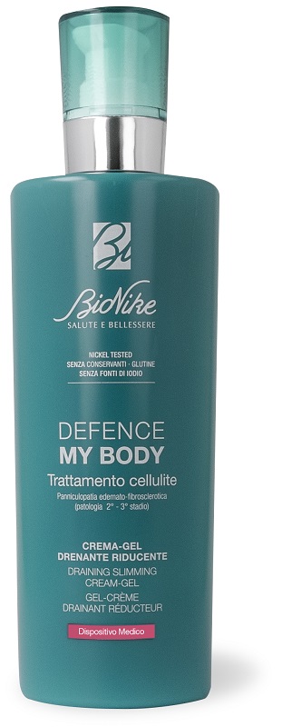 CREMA GEL DRENANTE RIDUCENTE DEFENCE MY BODY 400 ML - Luckyfarma.it